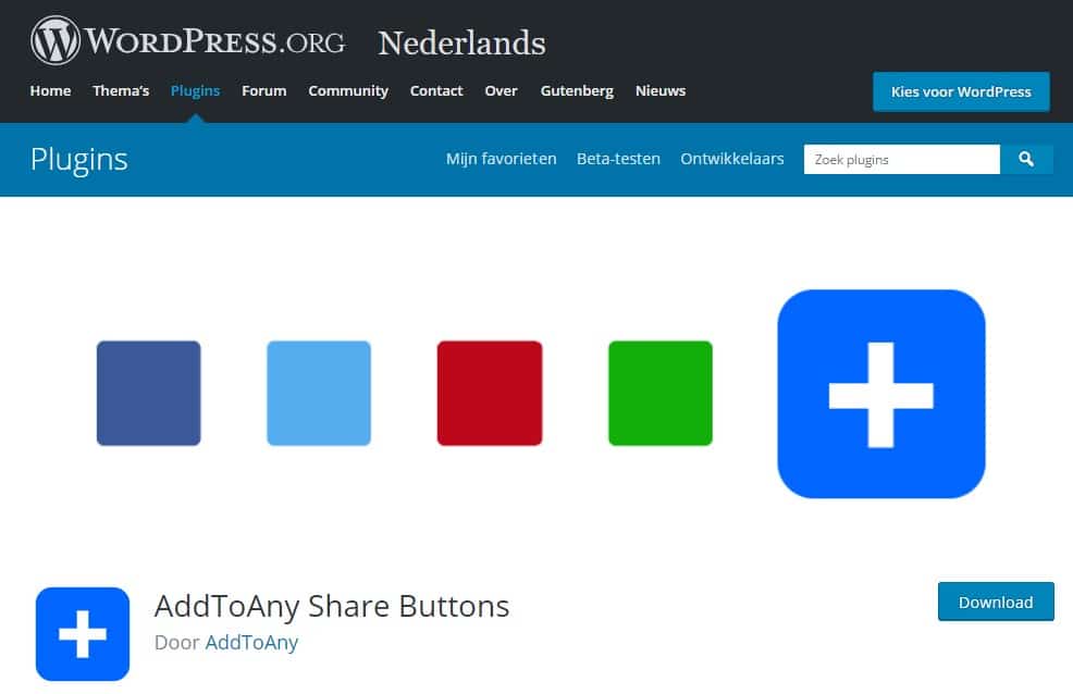 AddToAny Share WordPress plugin