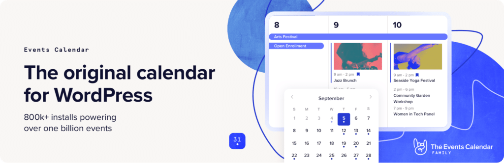 The Events Calendar plugin WordPress